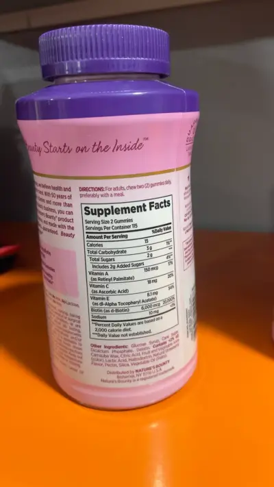 Gomitas de biotina para pelo, piel y cabello 230un - miniatura 4