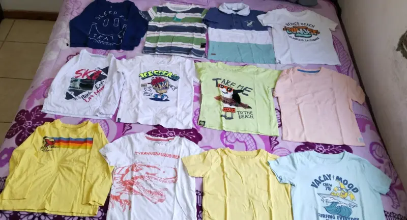 Lote de poleras estampadas para niño - 2