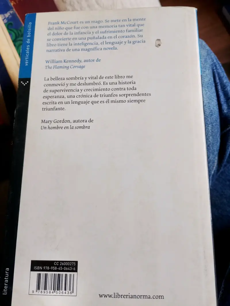 Las cenizas de Ángela - Frank McCourt - 2
