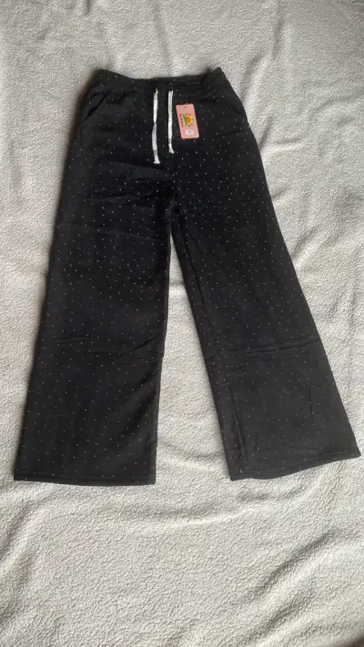 Pantalones con brillos forrados - miniatura 1