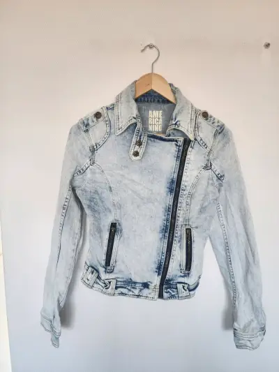 Chaqueta de mezclilla azul claro Americanino - miniatura 2