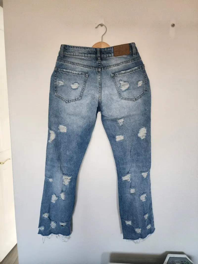 Jeans desgastados azules Foster