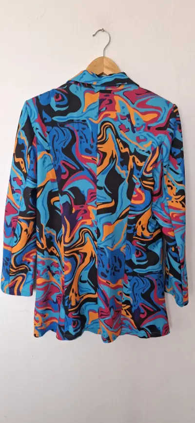 Blazer estampado colorido - miniatura 2