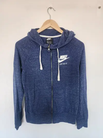 Polerón Nike azul con capucha - miniatura 1
