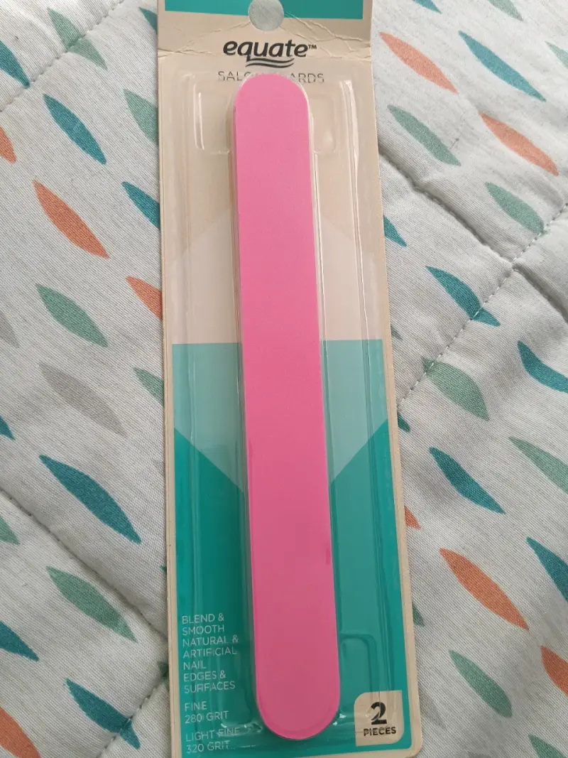 Limas de uñas rosas Equate