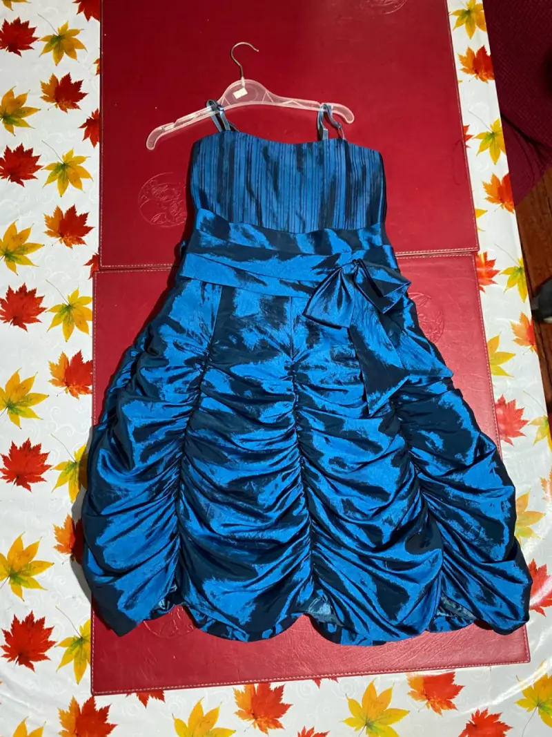 Vestido azul elegante - 2