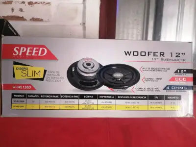 Subwoofer SPEED Audio 12 pulgadas - miniatura 2