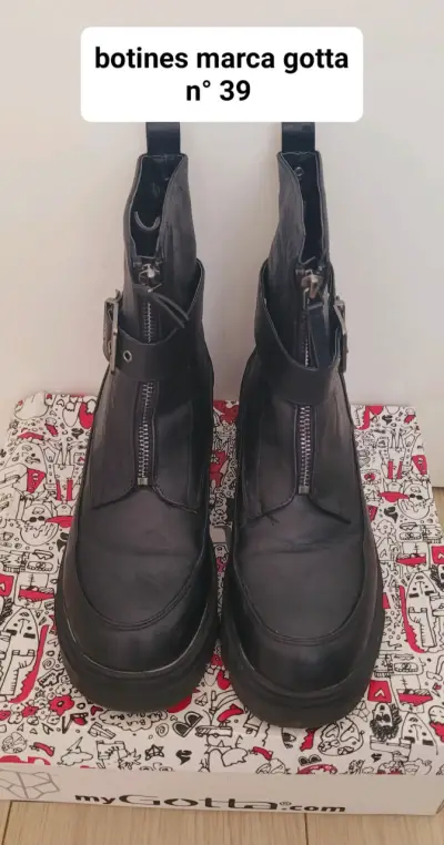 Botines Gotta n° 39 negros - miniatura 1