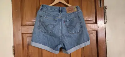 Shorts de mezclilla azul - miniatura 2