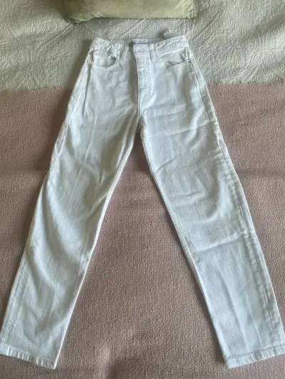 Jeans blancos para mujer - miniatura 1