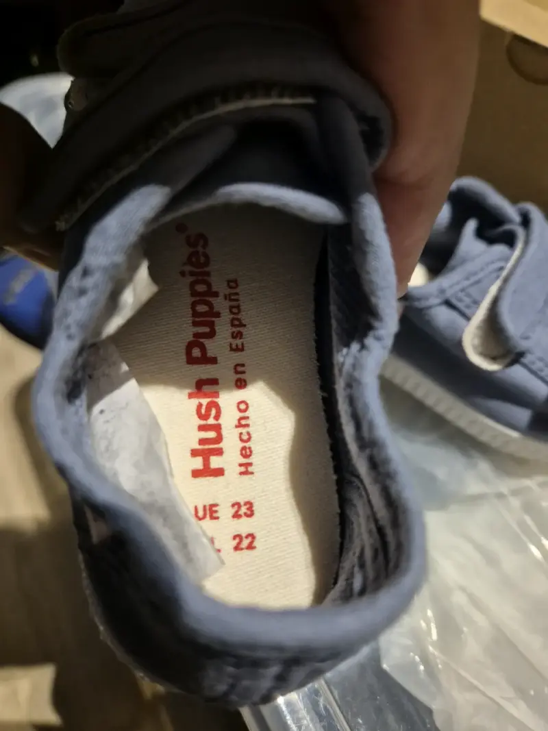 Zapatillas Hush Puppies azules ralla 23 - 3