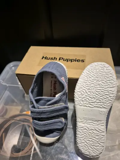 Zapatillas Hush Puppies azules ralla 23 - miniatura 5