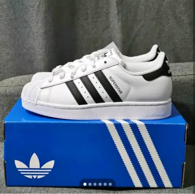 Zapatillas blancas Superstar adidas - miniatura 1