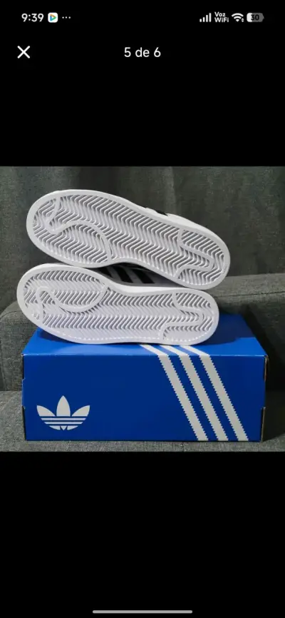 Zapatillas blancas Superstar adidas - miniatura 2