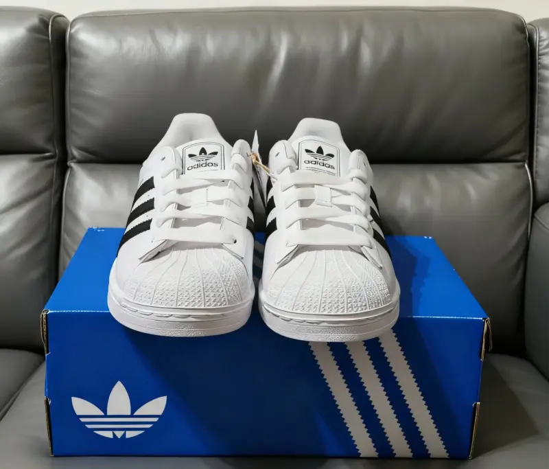 Zapatillas blancas Superstar adidas - 4