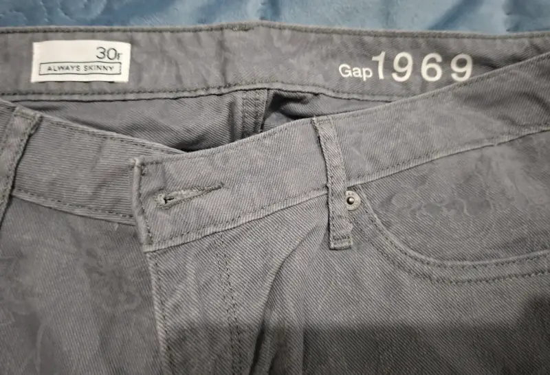 Jeans gris damas - 3