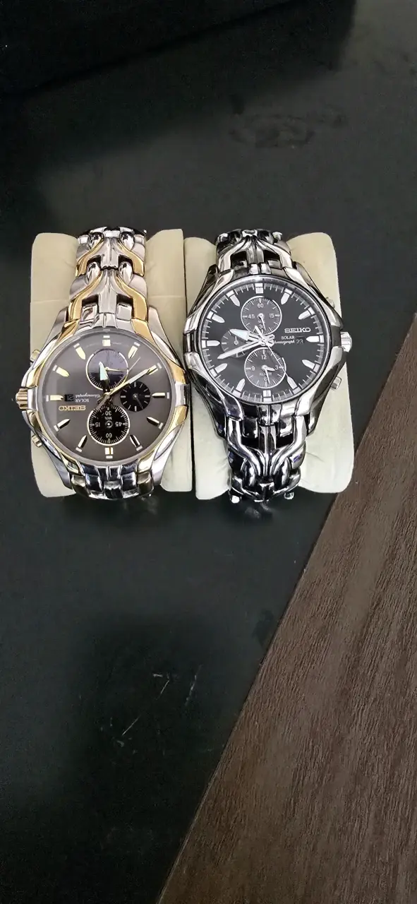 Relojes Seiko solares metálicos - 1
