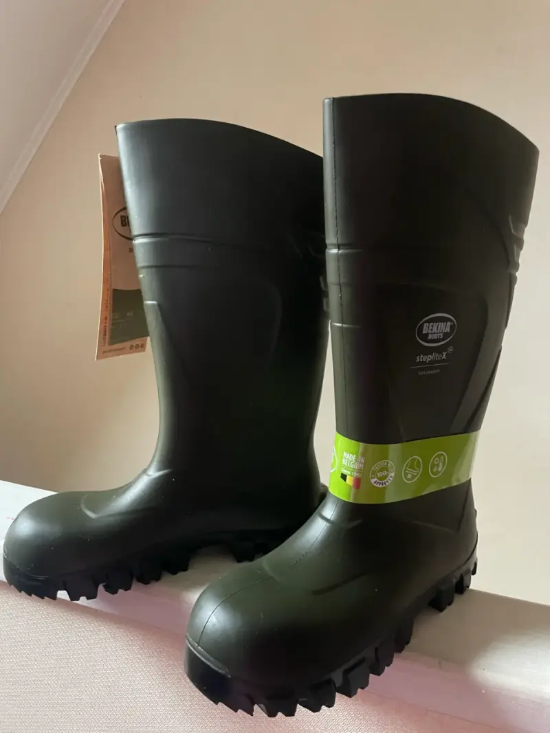 Botas de goma negras con calce 42 térmicos - 2