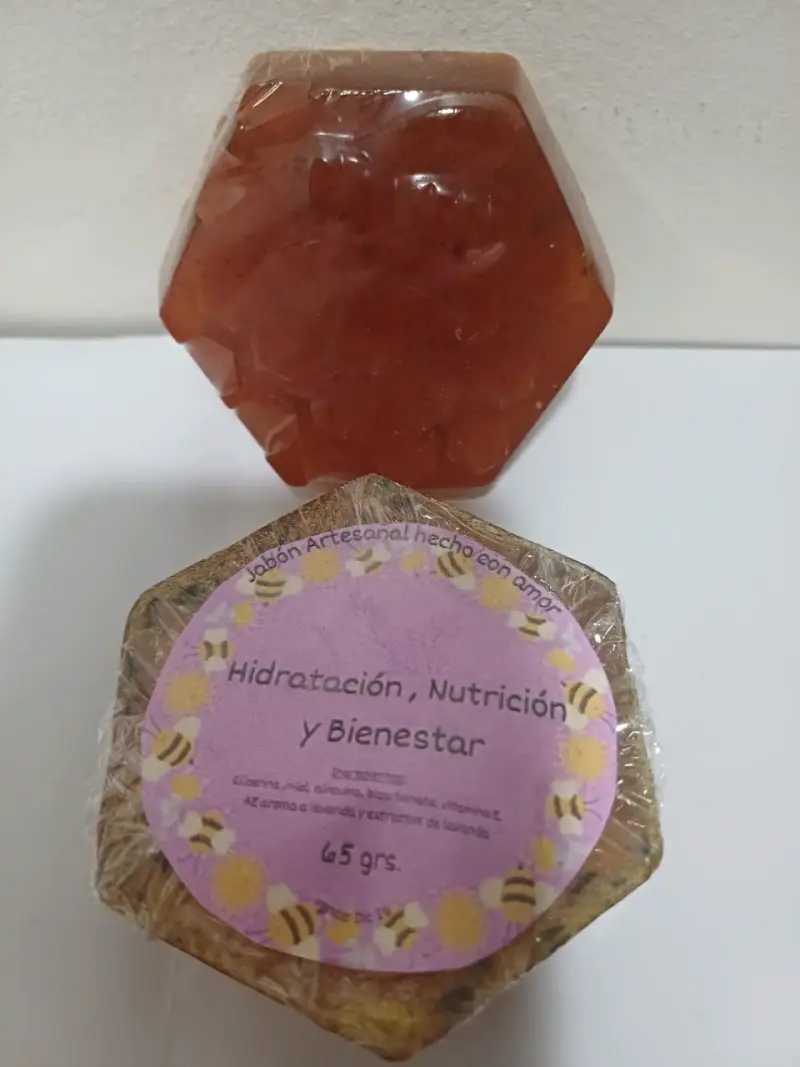 Jabón artesanal hidratante 65g - 2