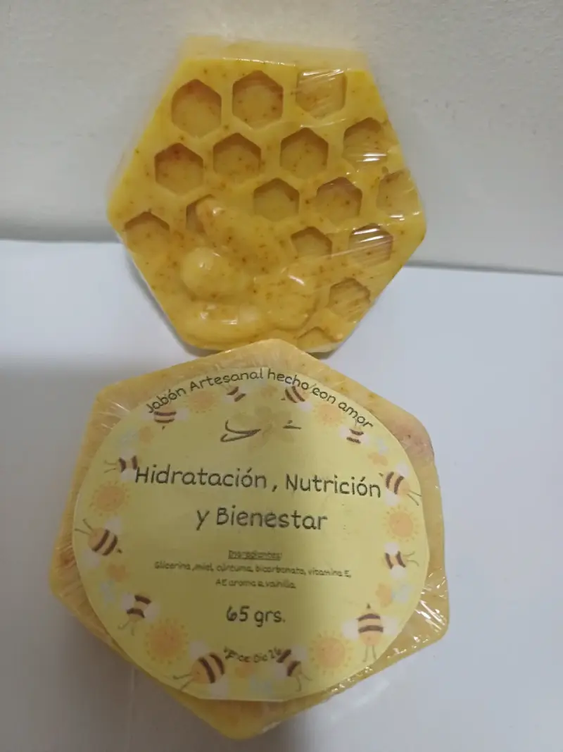 Jabón artesanal hidratante 65g - 3