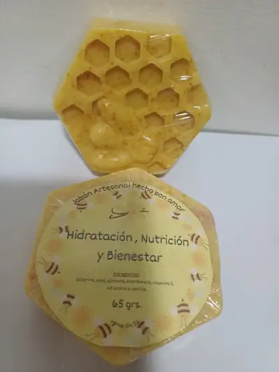 Jabón artesanal hidratante 65g - miniatura 3