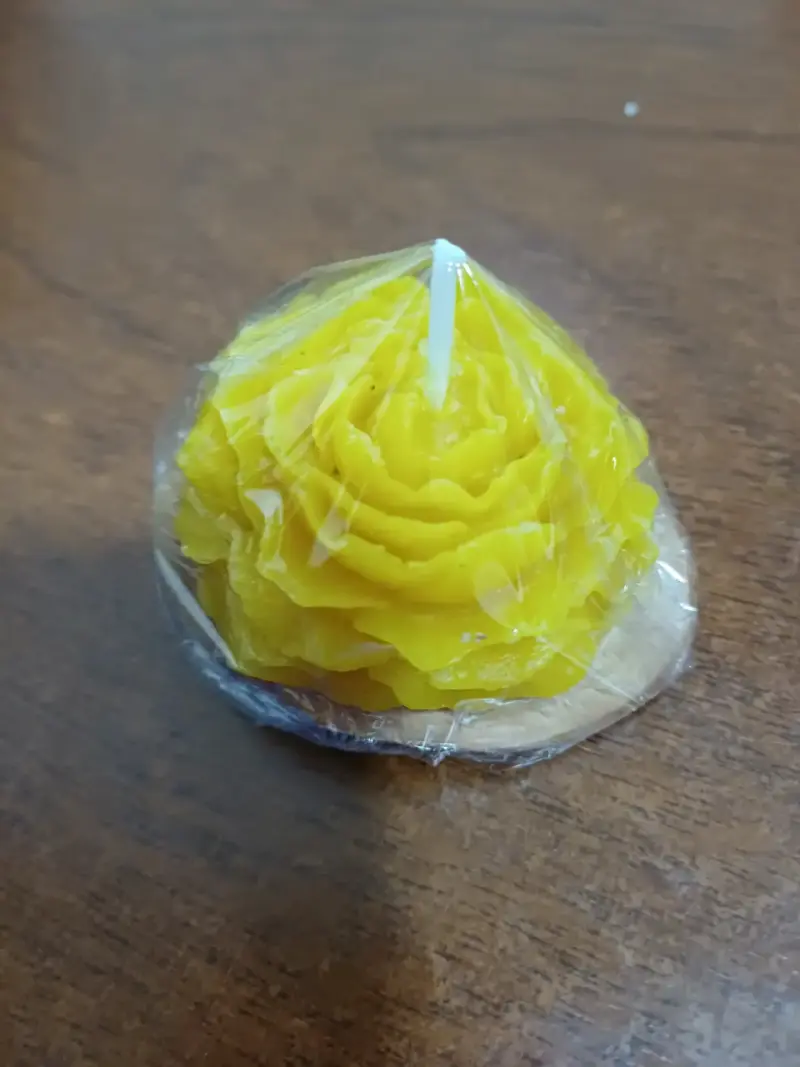 Vela de cera de abeja artesanal - 4