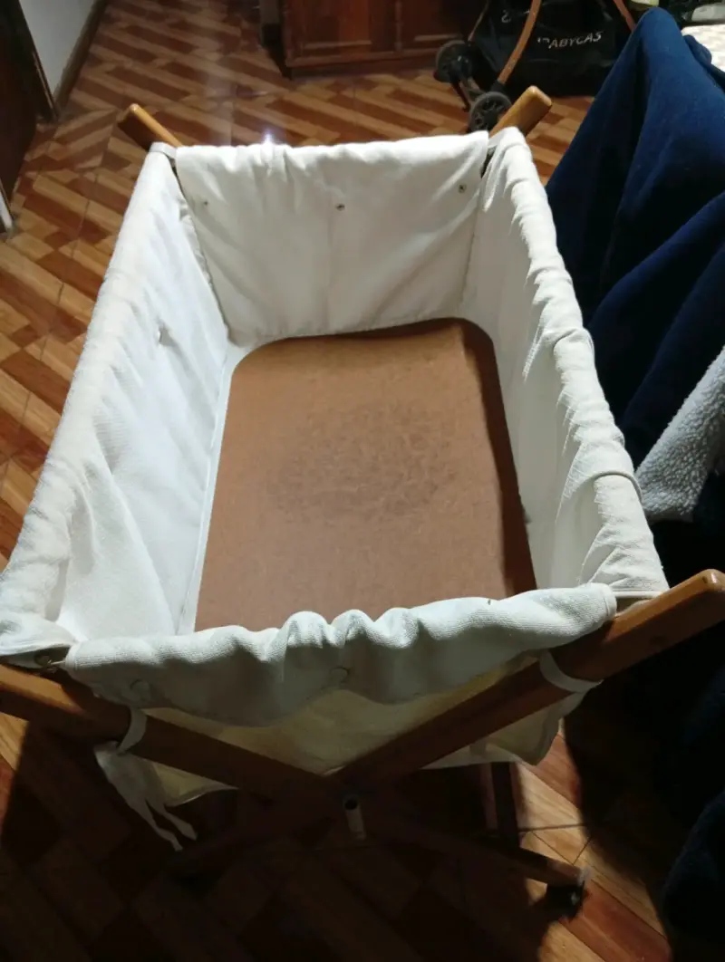 Cuna de bebé de madera moisés - 2
