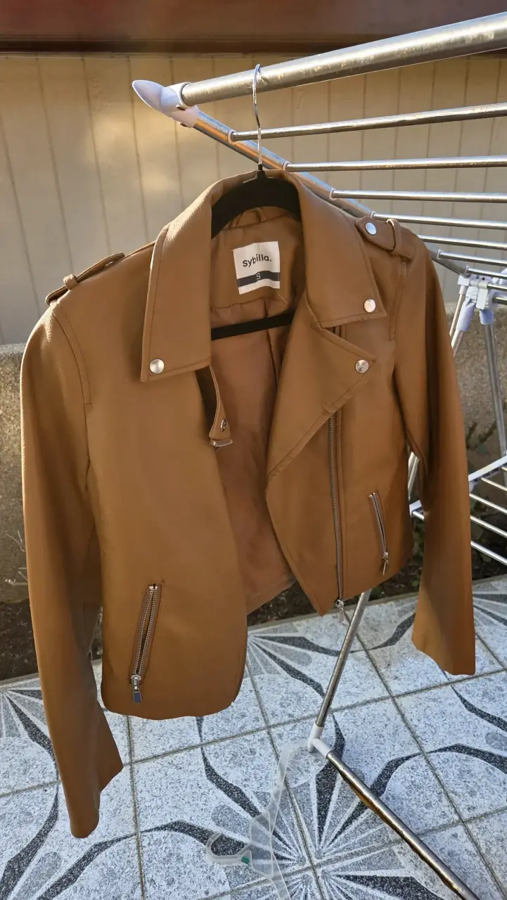 Chaqueta biker café Sybilla