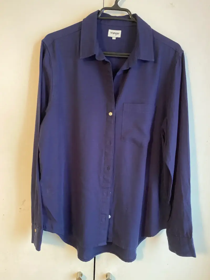 Camisa azul Wrangler - 1