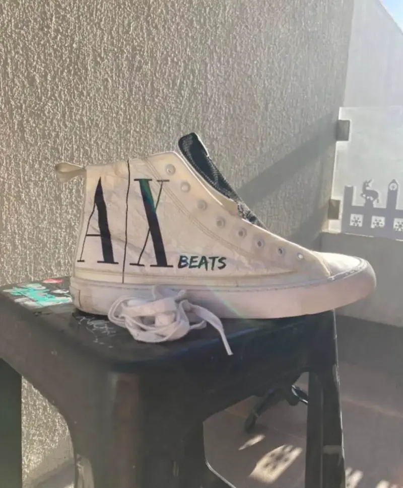 Zapatillas altas blancas AX Beats