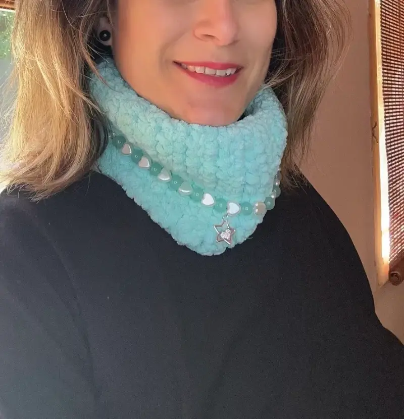 Cuello térmico con perlas - 2