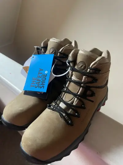 Botas de seguridad  marrones talla 42 - miniatura 1