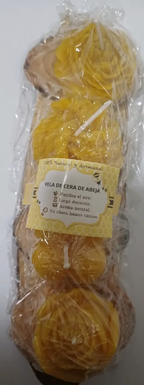 Pack de velas de cera de abeja