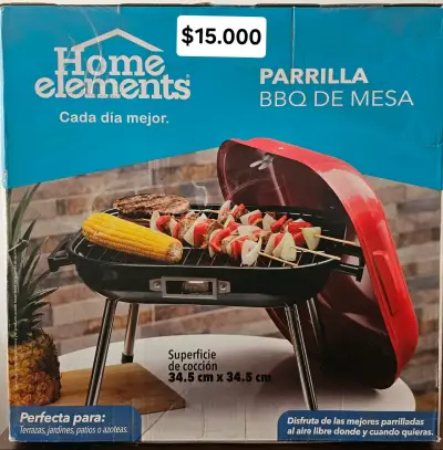 Parrilla BBQ de mesa Home Elements - miniatura 1