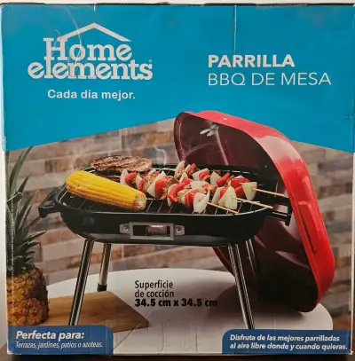Parrilla BBQ de mesa Home Elements - miniatura 2