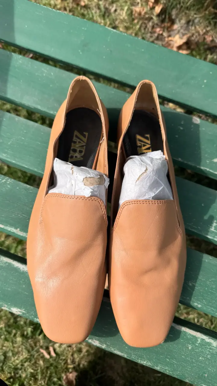 Zapatos planos beige Zara - 1