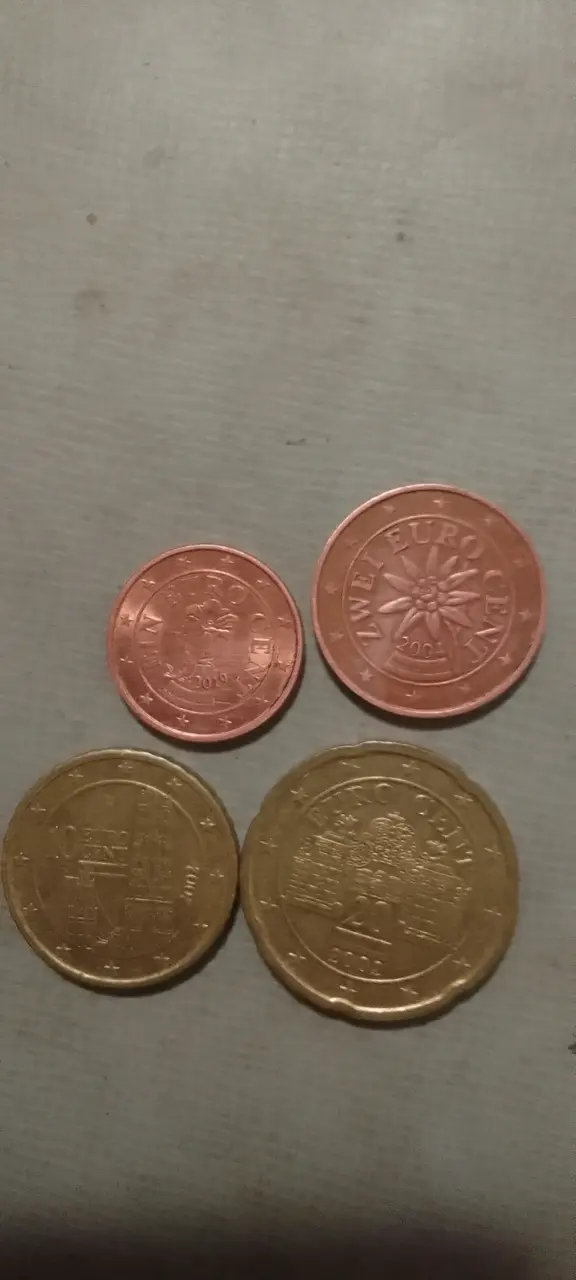 Mobedas de Austria céntimos de euro - 1
