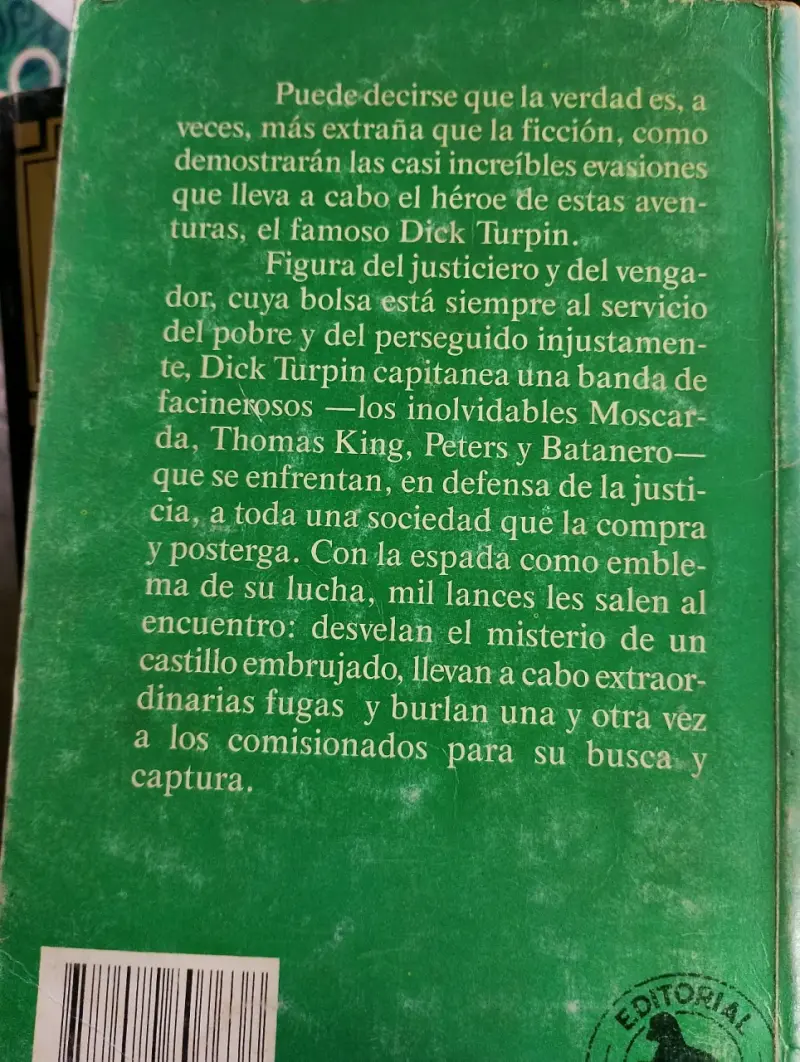 Libro Dick Turpin por W.H. Ainsworth - 2