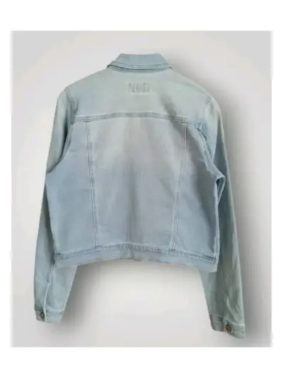 Chaqueta denim con volantes - miniatura 3