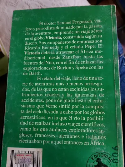 Libro Cinco semanas en globo - miniatura 2