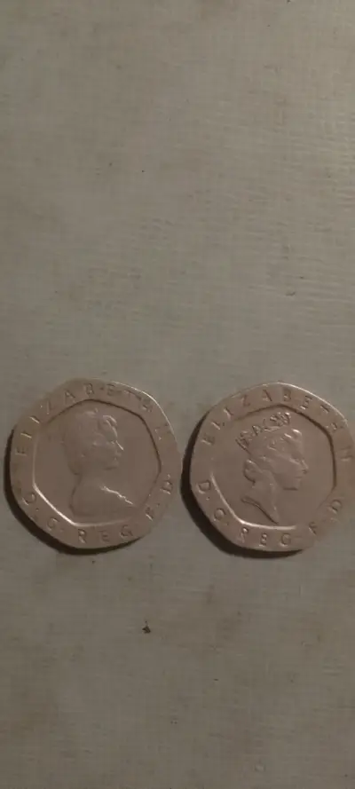 Monedas Gran Bretaña 20 peniques - miniatura 1