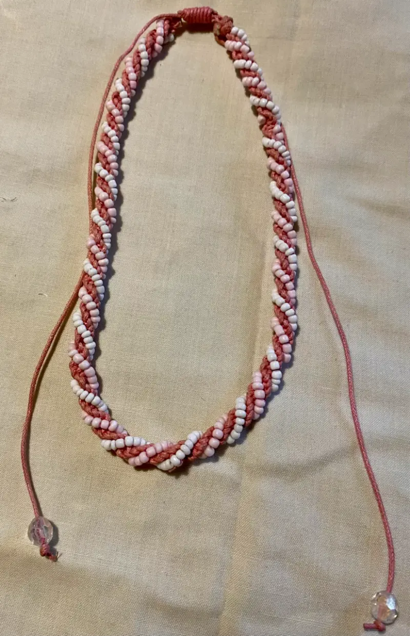 Collar artesanal de cuentas - 2