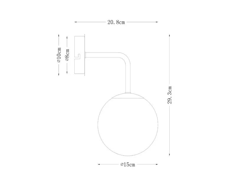 Aplique de pared dorado Eglo - 5