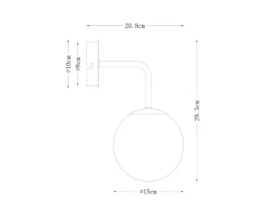Aplique de pared dorado Eglo - miniatura 5