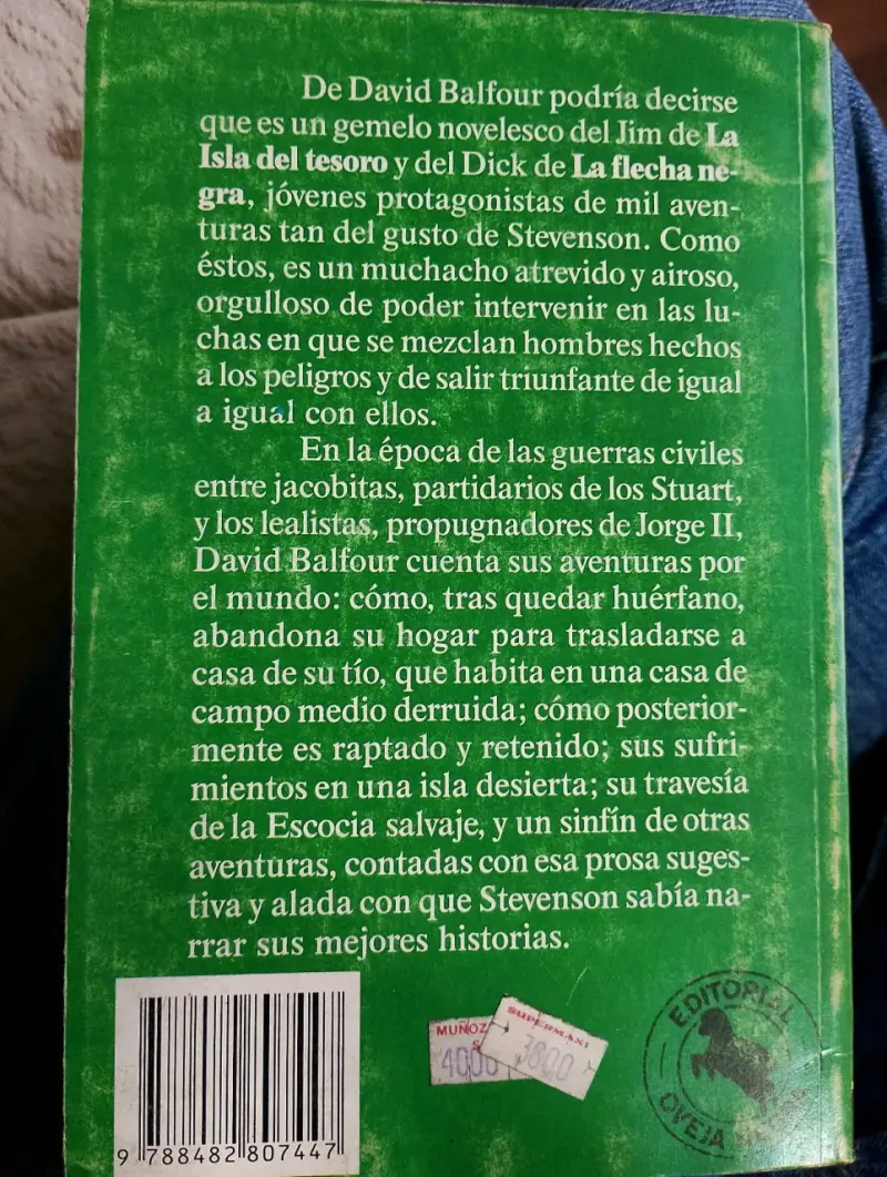 Libro Aventuras de David Balfour - 2