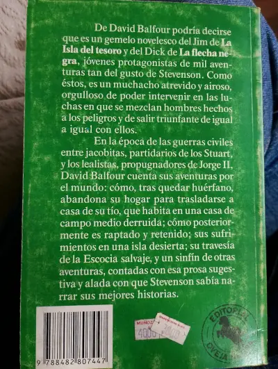 Libro Aventuras de David Balfour - miniatura 2