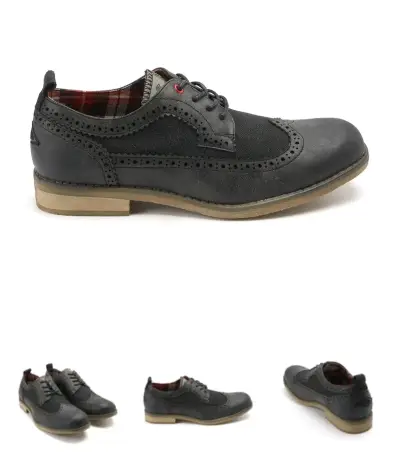 Zapatos de vestir negro hombre - miniatura 2