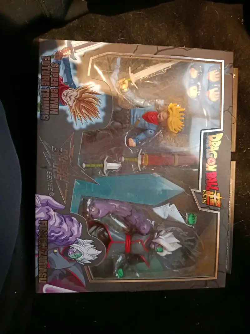 Dragon stars Trunks y zamasu fusión