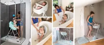Silla de baño para bebé bubble nest - miniatura 1