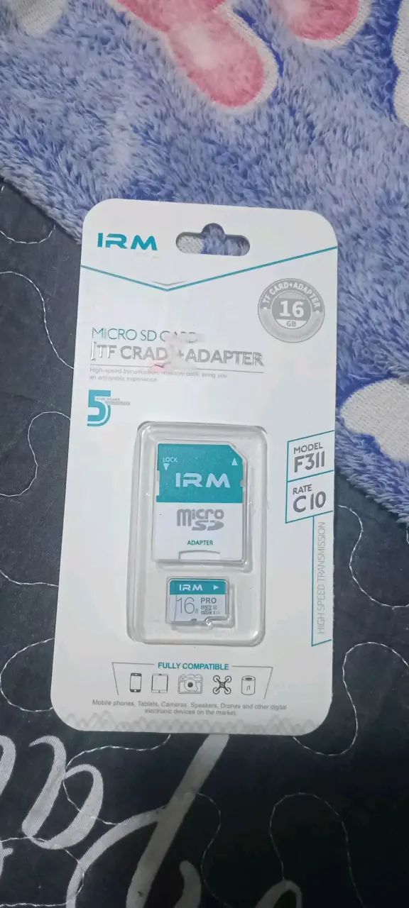 Tarjeta Micro SD 16GB con Adaptador